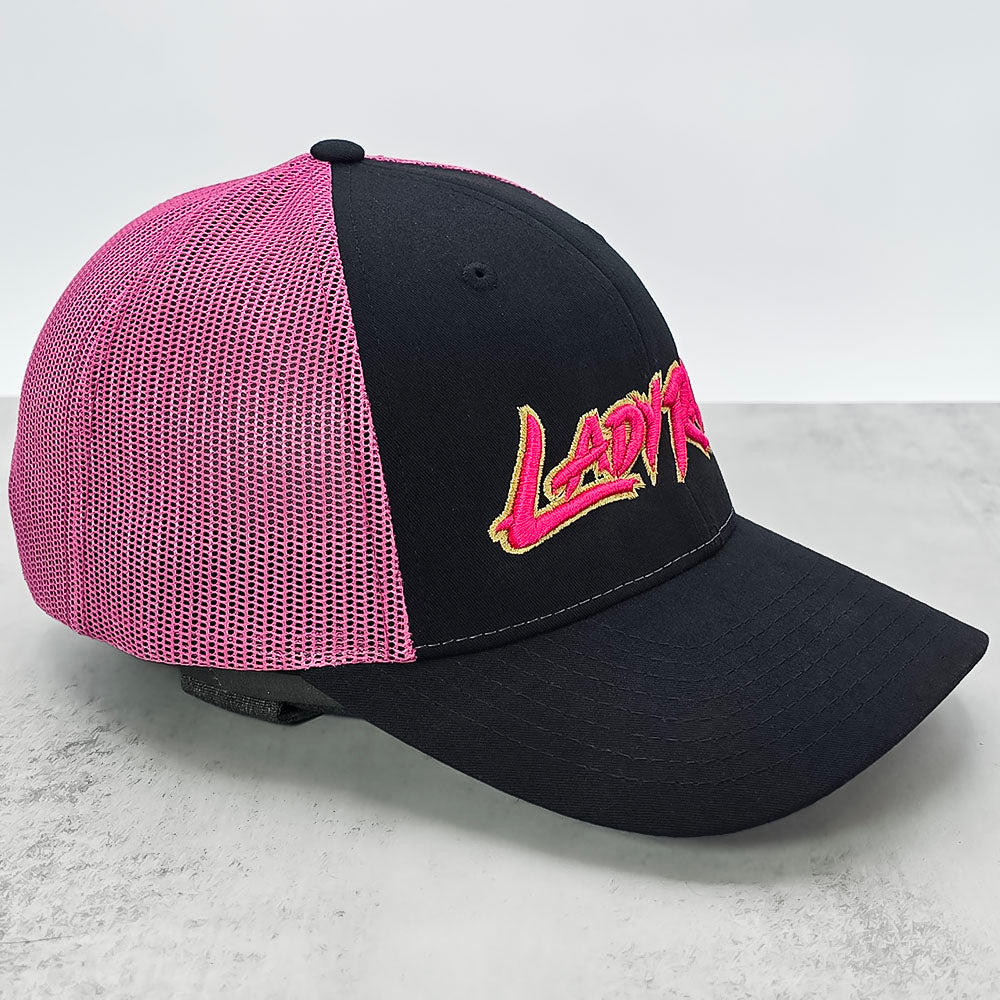 115 Richardson Trucker Cap - Custom Lady Rats Logo - Sizes: OSFA