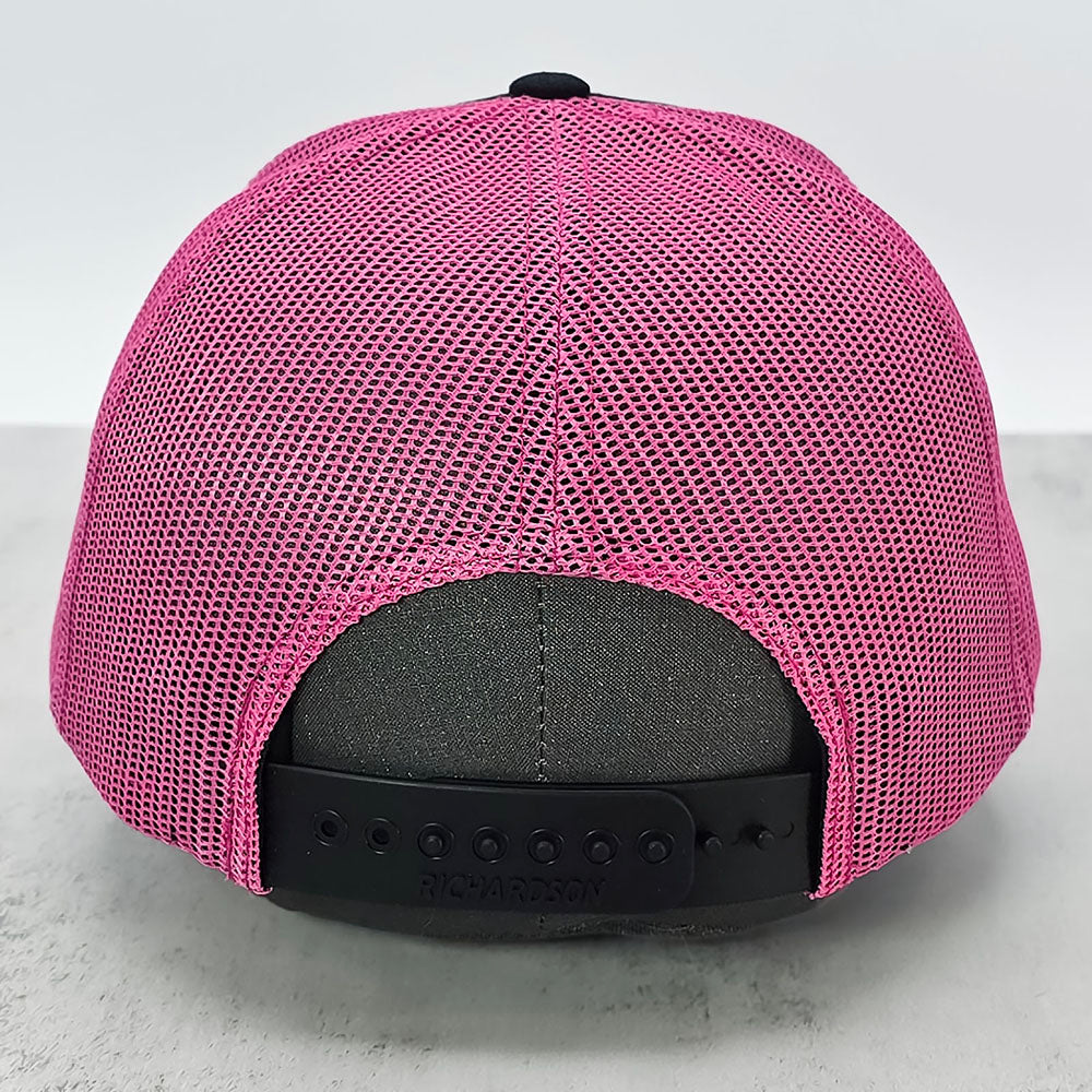 115 Richardson Trucker Cap - Custom Lady Rats Logo - Sizes: OSFA