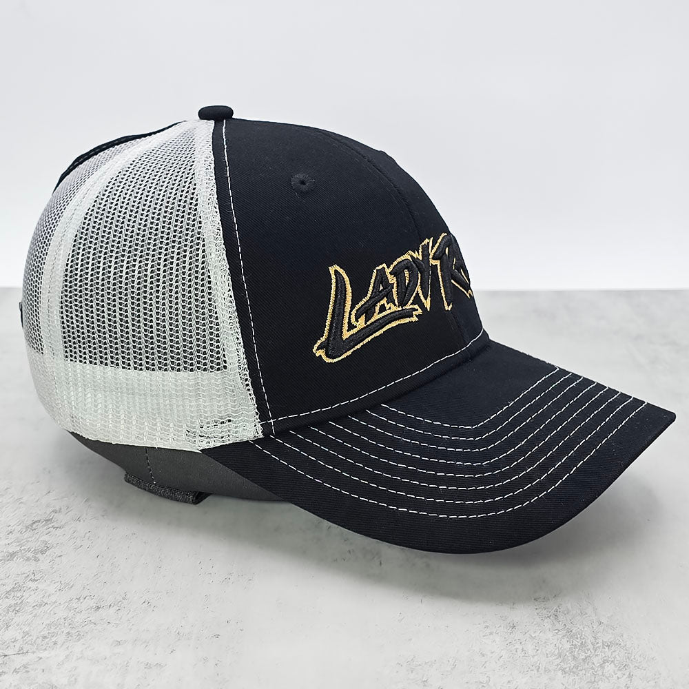 Women's Ponytail Cap - Lady Rats Custom Logos - Sizes: Womens OSFA